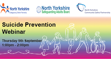Suicide Prevention webinar logo