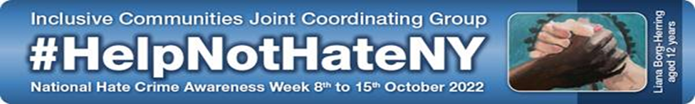 Hate crime awareness email banner